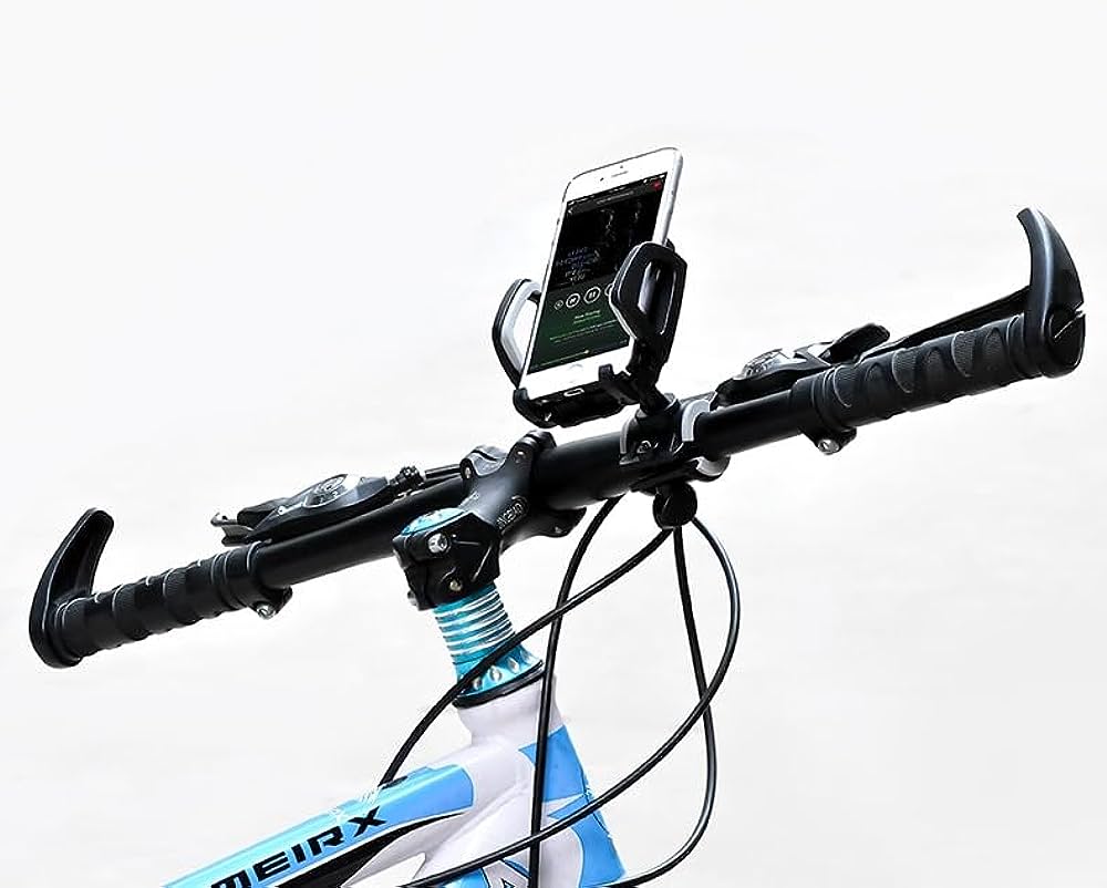 Support de téléphone portable à guidon réglable rotatif, pour moto, vélo, poussette Support de téléphone portable à guidon réglable rotatif, pour moto, vélo, poussette
